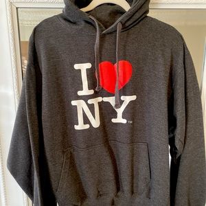I love New York hoodie sweatshirt
